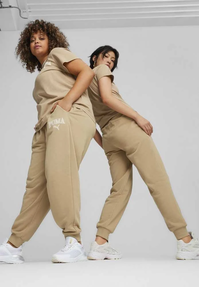 Puma Sportinės Kelnės Moterims Squad Pants Kreminis 677901 83