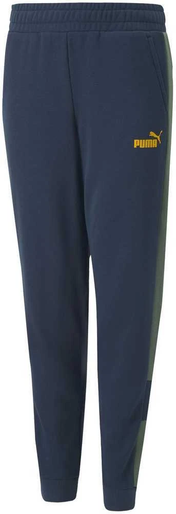 Puma Sportinės Kelnės Paaugliams Ess Block Sweatpants Mėlyna Žalias 849083 73