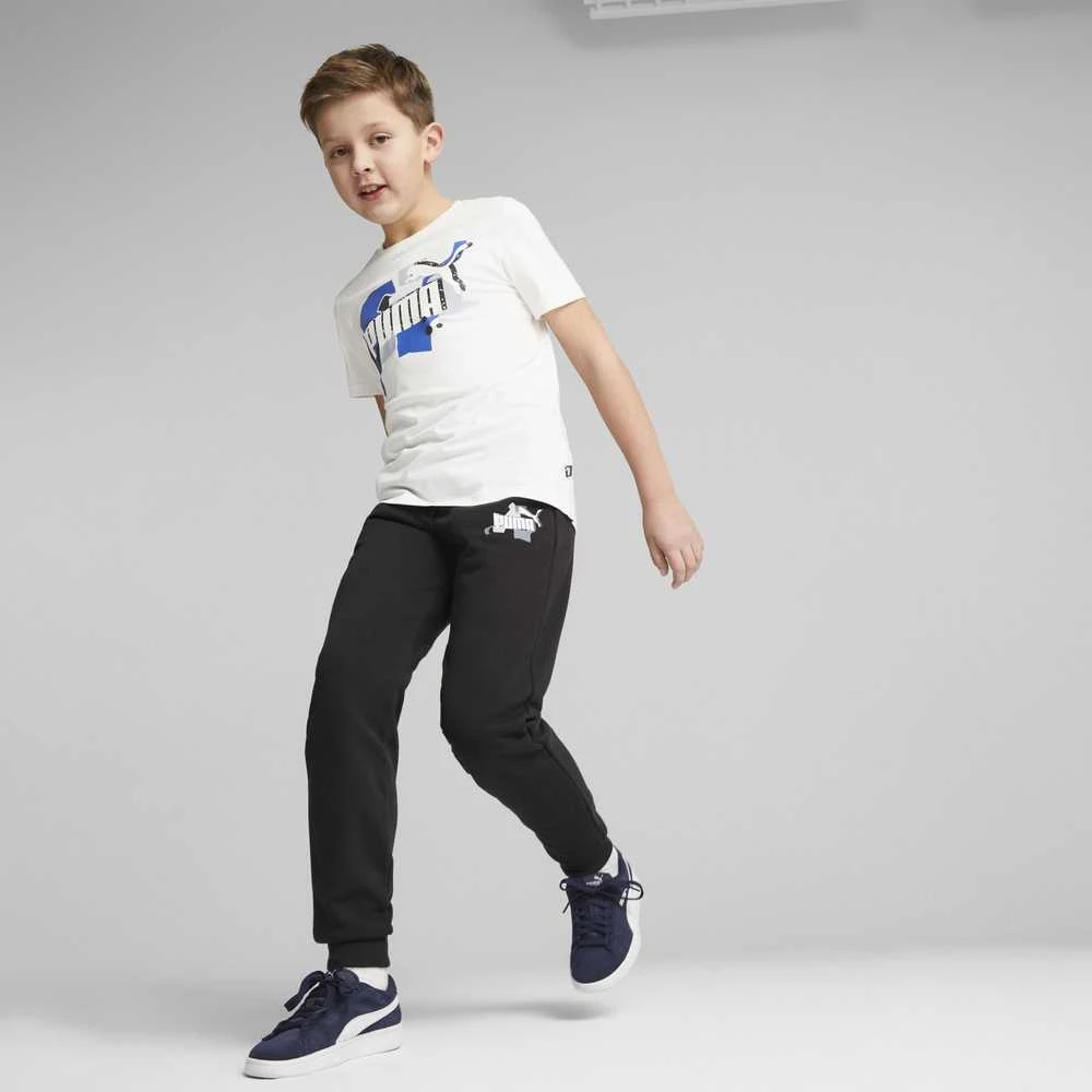 Puma Sportinės Kelnės Paaugliams Ess+Street Art Juodas 673273 01