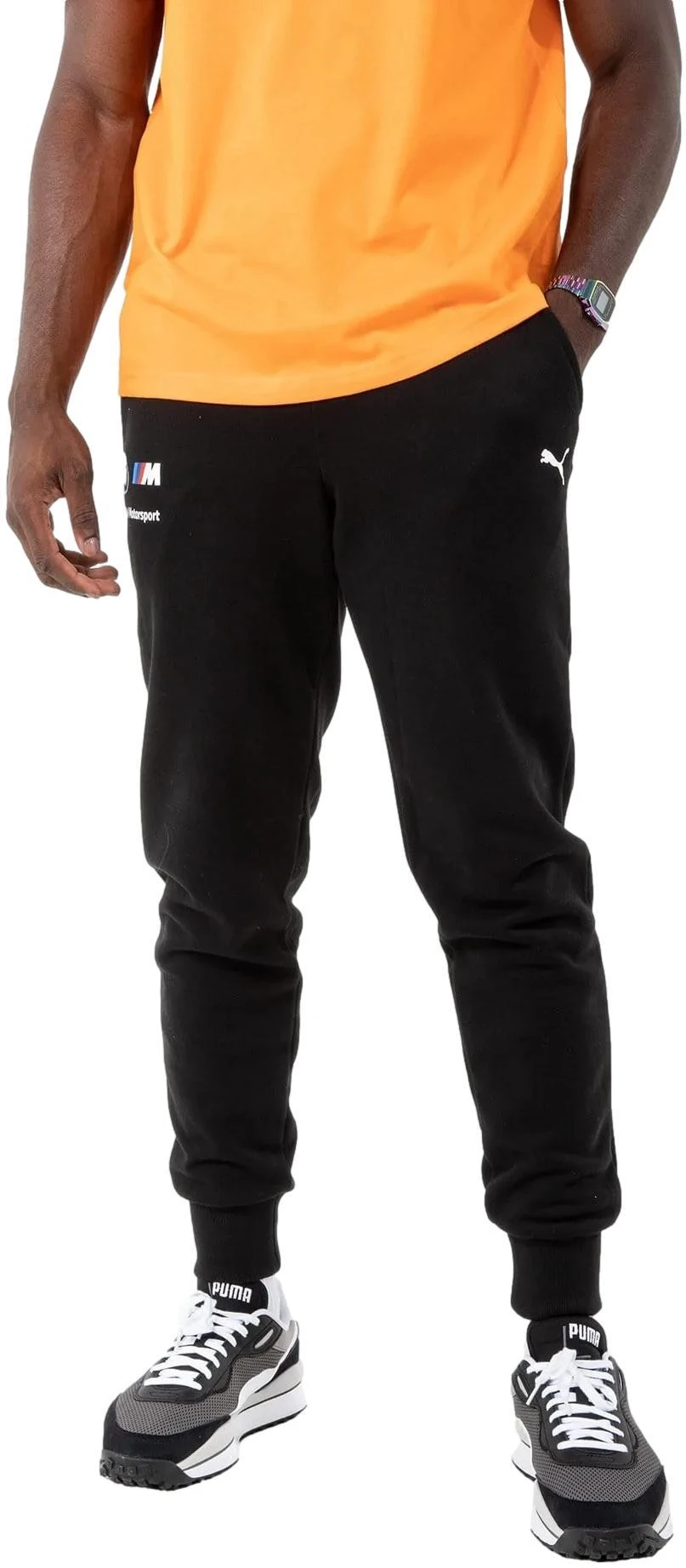 Puma Sportinės Kelnės Vyrams Bmw Mms Ess Fleece Pants Juodas 536244 01