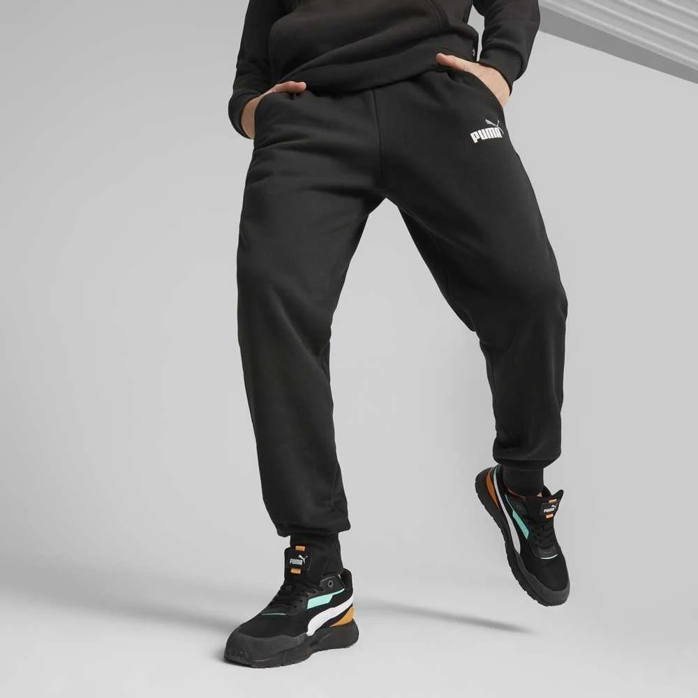 Puma Sportinės Kelnės Vyrams Ess+ 2 Col Logo Juodas 586767 61