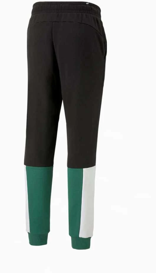 Puma Sportinės Kelnės Vyrams Ess+ Block Sweatpants Juodas Baltas Žalias 848007 37
