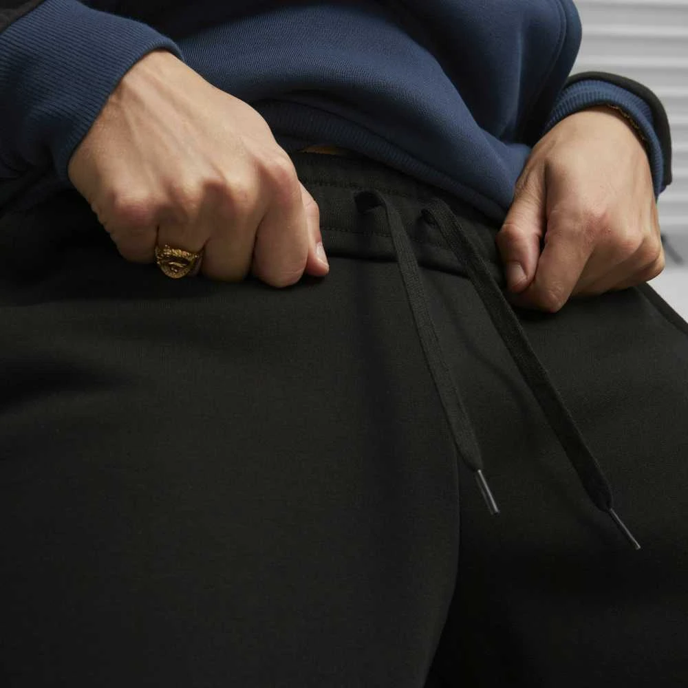 Puma Sportinės Kelnės Vyrams Ess+ Block Sweatpants Juodas Mėlyna Oranžinis 849037 71