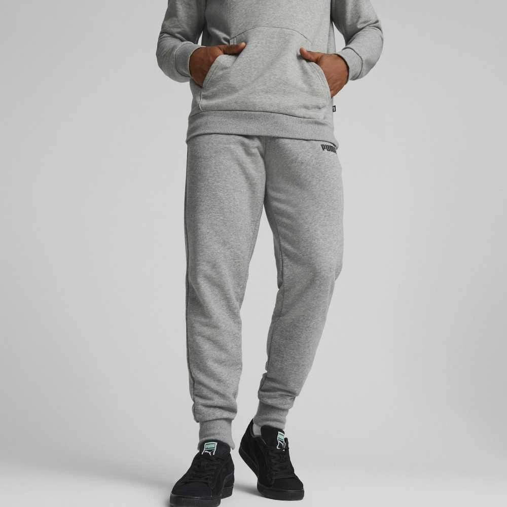 Puma Sportinės Kelnės Vyrams Ess Logo Pants Tr Pilkas 586716 03