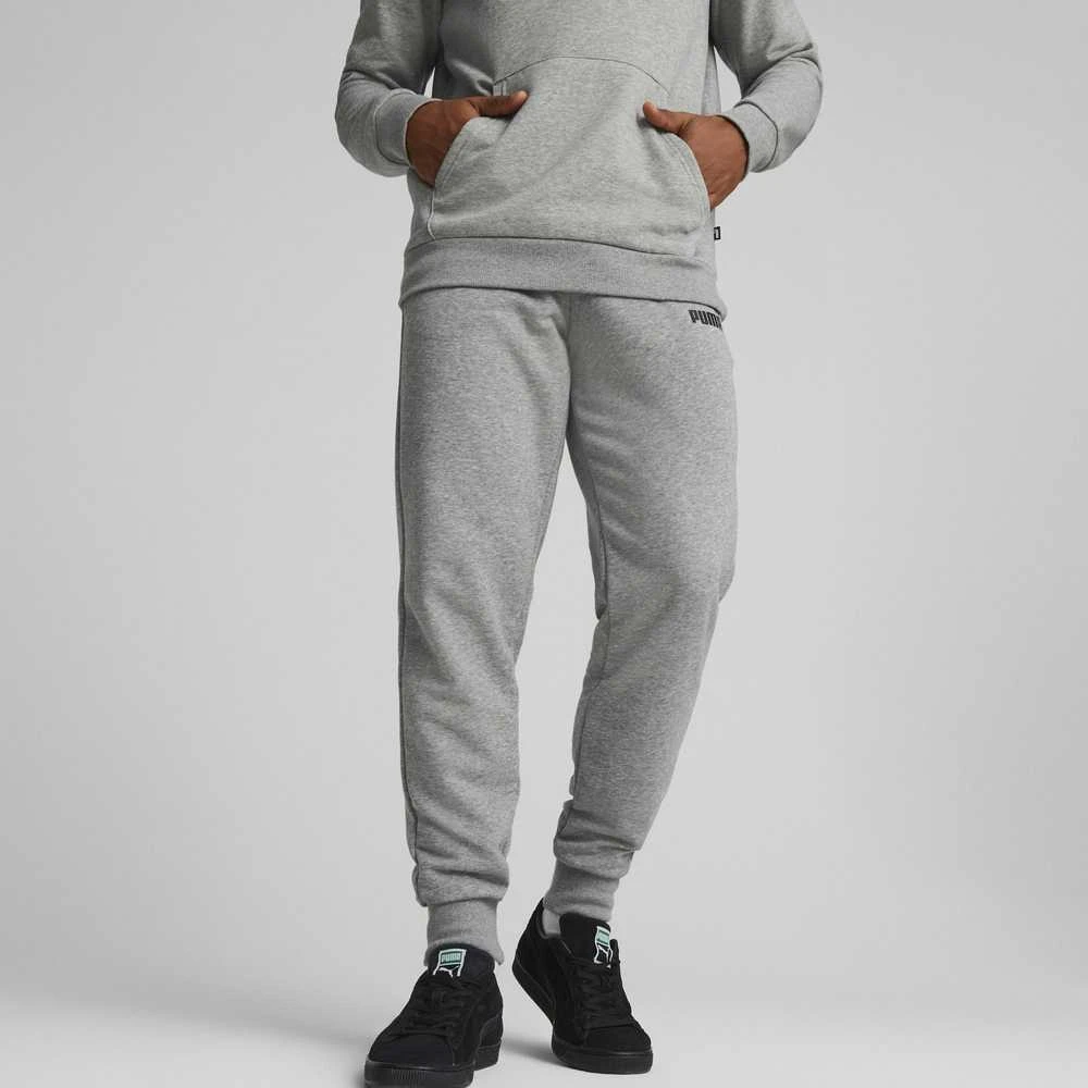 Puma Sportinės Kelnės Vyrams Ess Logo Pants Tr Pilkas 586716 03