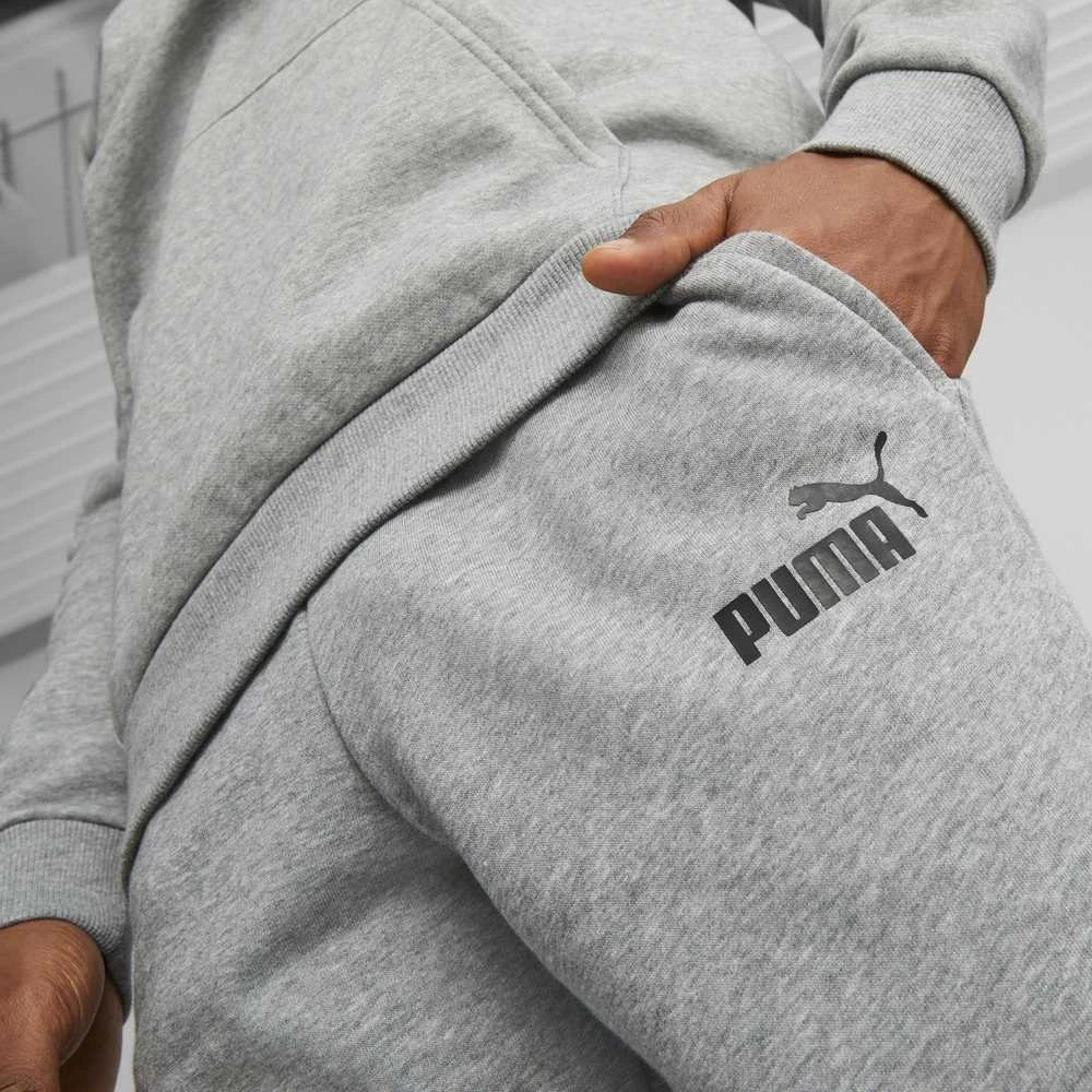 Puma Sportinės Kelnės Vyrams Ess Logo Pants Tr Pilkas 586716 03