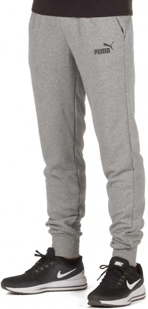 Puma Sportinės Kelnės Vyrams Ess Logo Pants Fl Pilkas 586714 03