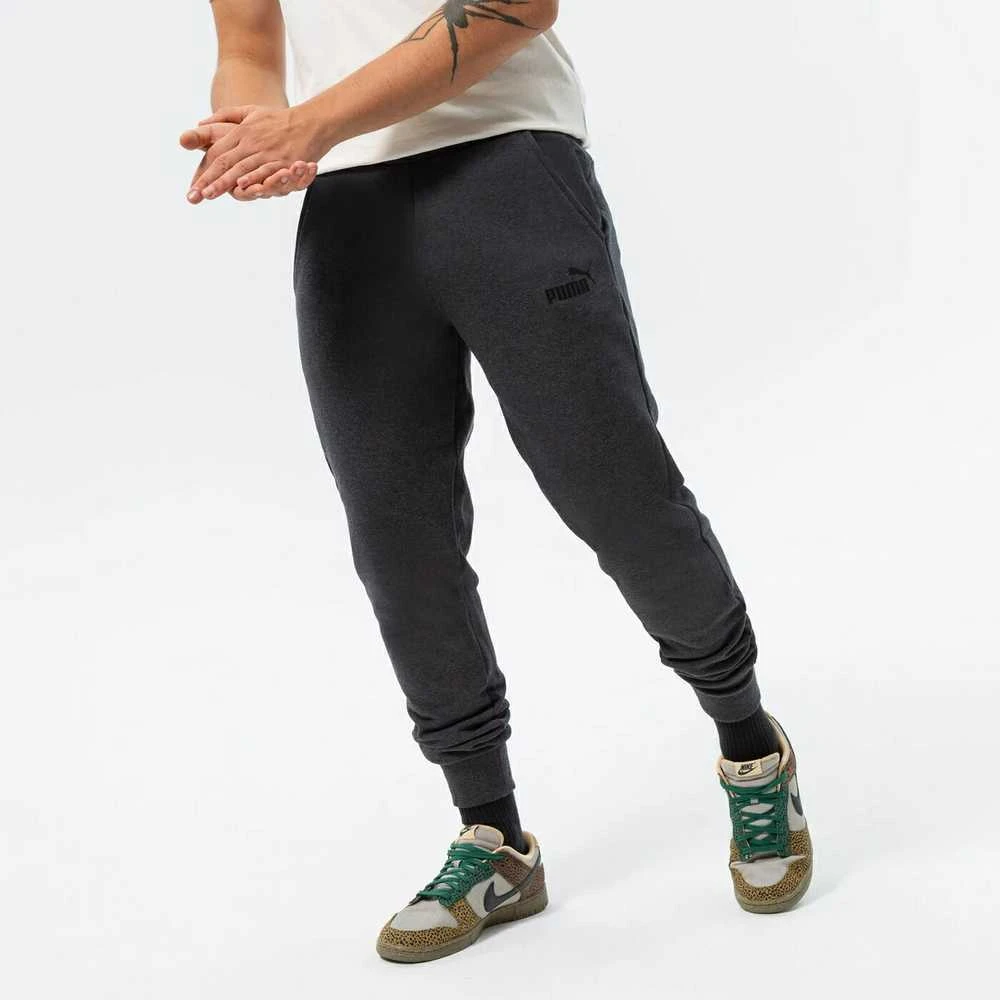 Puma Sportinės Kelnės Vyrams Ess Logo Pants Fl Pilkas 586714 07