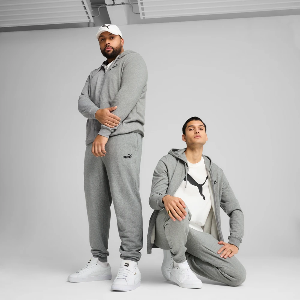 Puma Sportinės Kelnės Vyrams Ess No. 1 Logo Slim Sweatpants Pilkas 682644 03