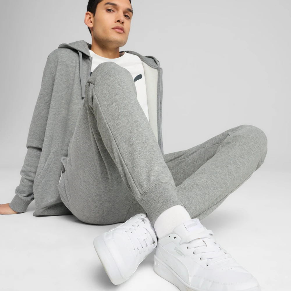 Puma Sportinės Kelnės Vyrams Ess No. 1 Logo Slim Sweatpants Pilkas 682644 03