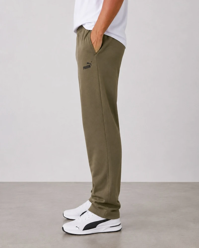 Puma Sportinės Kelnės Vyrams Ess No.1 Logo Relaxed Pants Khaki 692193 81