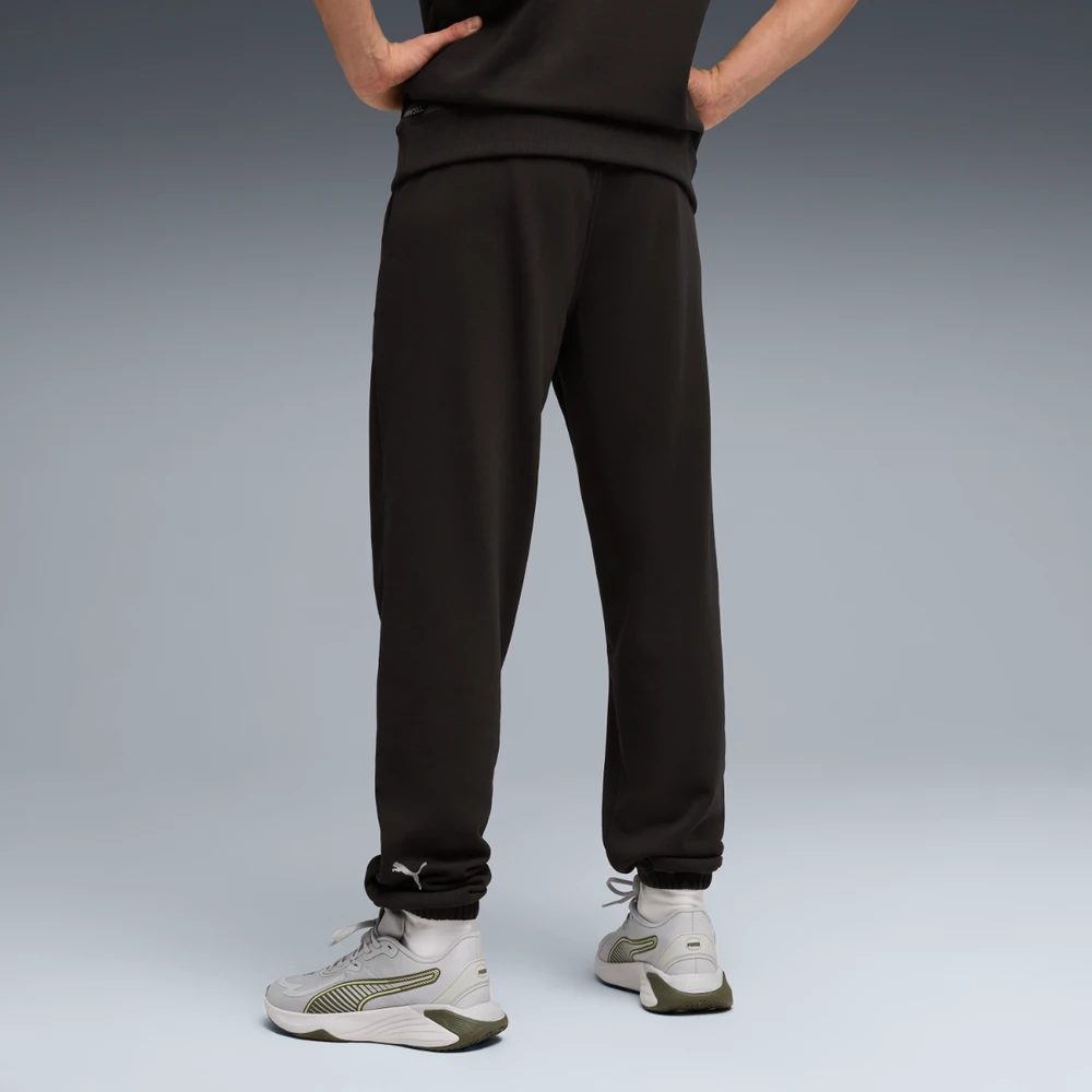 Puma Sportinės Kelnės Vyrams Graphics French Terry Jogger Juodas 528671 01