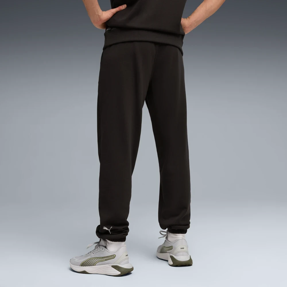 Puma Sportinės Kelnės Vyrams Graphics French Terry Jogger Juodas 528671 01