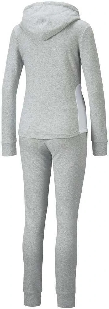 Puma Sportinis Kostiumas Moterims Classic Hooded Pilkas 847129 04