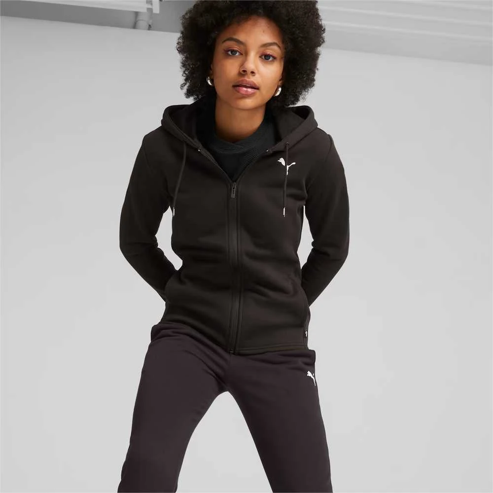 Puma Sportinis Kostiumas Moterims Classic Hooded Juodas 622637 01
