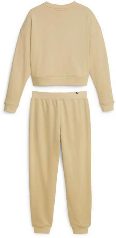 Puma Sportinis Kostiumas Moterims Loungewear Suit Kreminis 676089 84