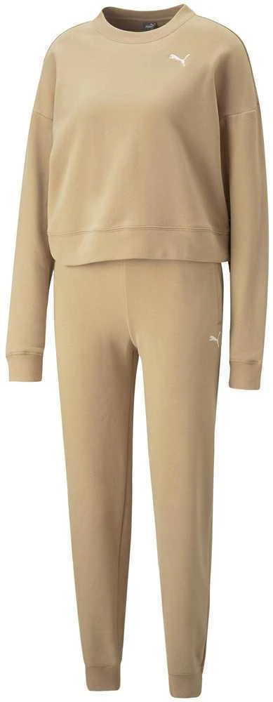 Puma Sportinis Kostiumas Moterims Loungewear Suit Brown 673702 89