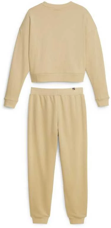 Puma Sportinis Kostiumas Moterims Loungewear Suit Kreminis 676089 84