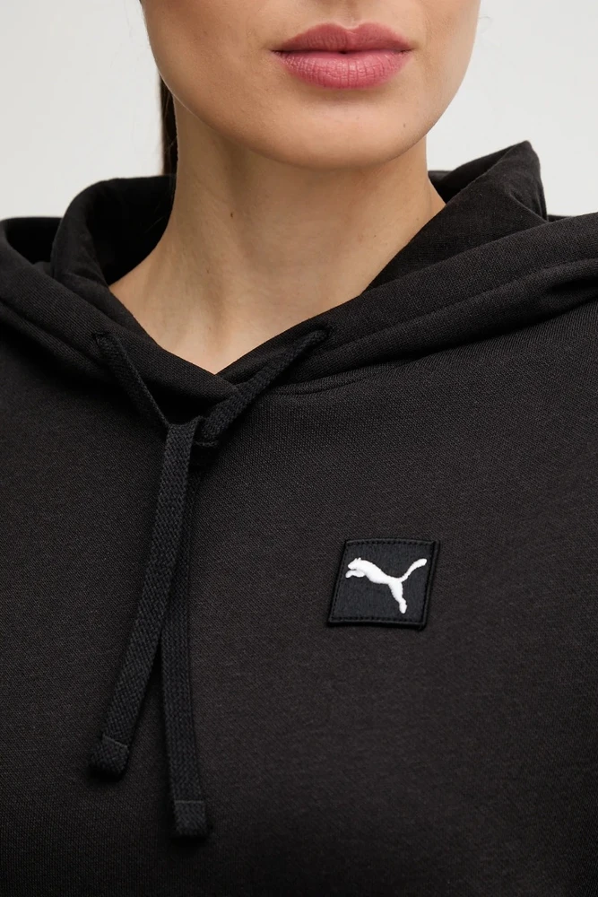 Puma Sportinis Kostiumas Moterims Loungewear Sweat Fl Juodas 689346 01
