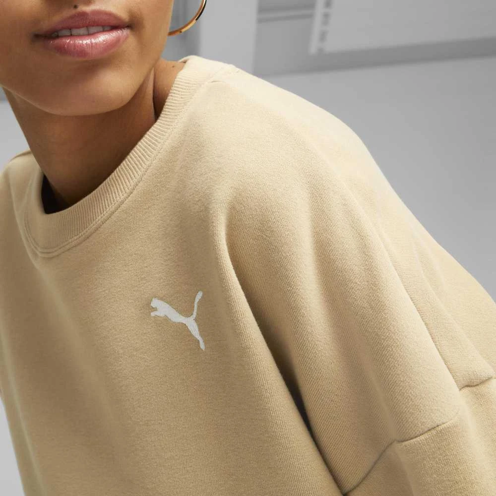 Puma Sportinis Kostiumas Moterims Loungewear Suit Kreminis 676089 84