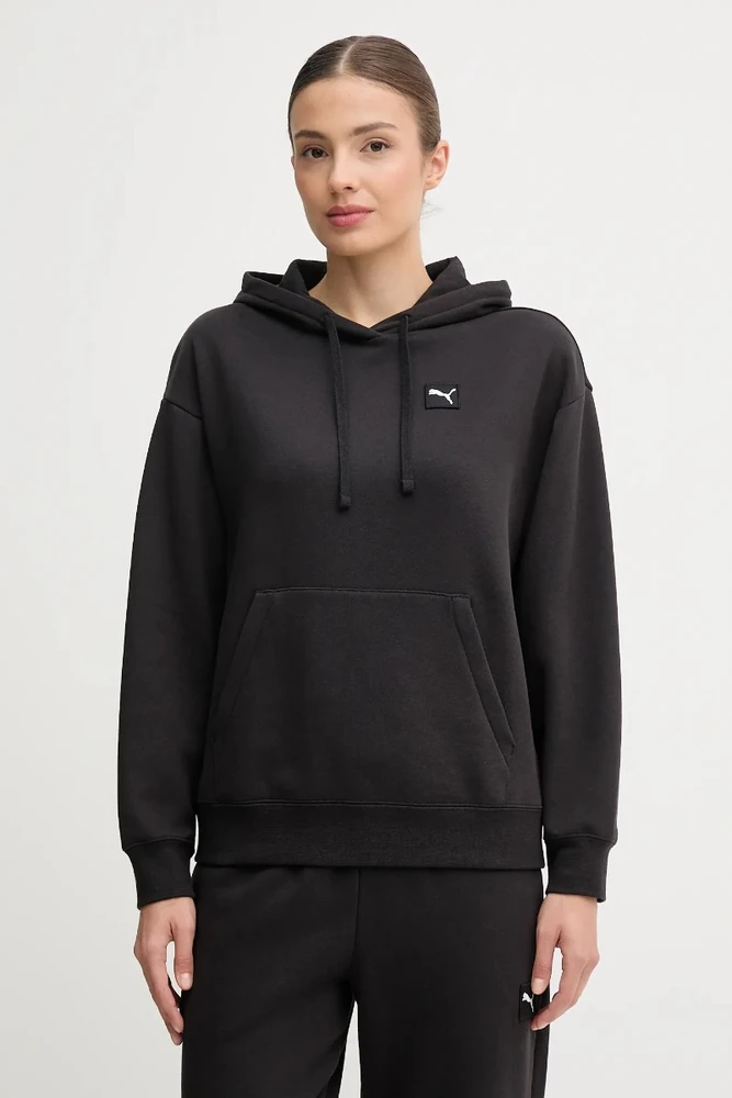 Puma Sportinis Kostiumas Moterims Loungewear Sweat Fl Juodas 689346 01