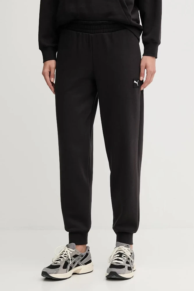 Puma Sportinis Kostiumas Moterims Loungewear Sweat Fl Juodas 689346 01