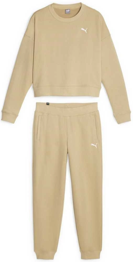 Puma Sportinis Kostiumas Moterims Loungewear Suit Kreminis 676089 84