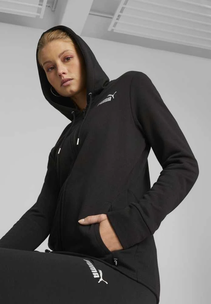 Puma Sportinis Kostiumas Moterims Metallic Tracksuit Juodas 673701 01