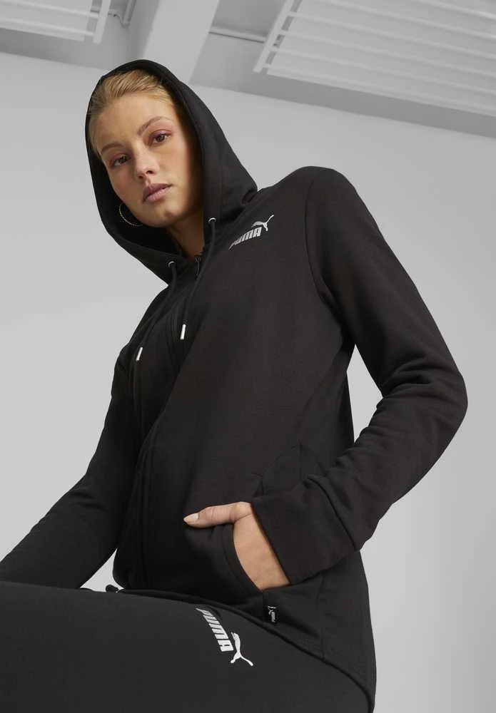 Puma Sportinis Kostiumas Moterims Metallic Tracksuit Juodas 673701 01