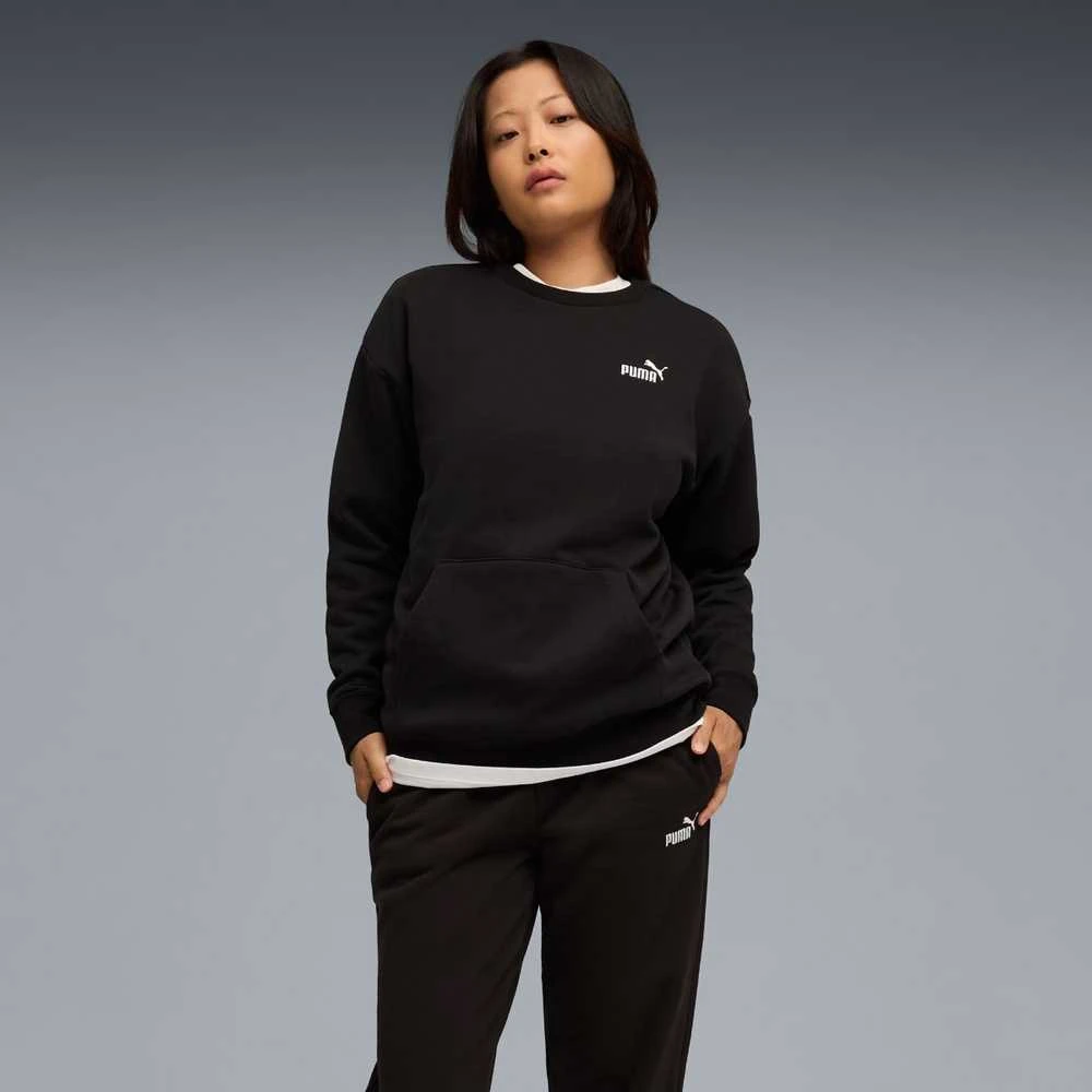 Puma Sportinis Kostiumas Moterims Sweat Suit Relaxed Fl Juodas 688160 01
