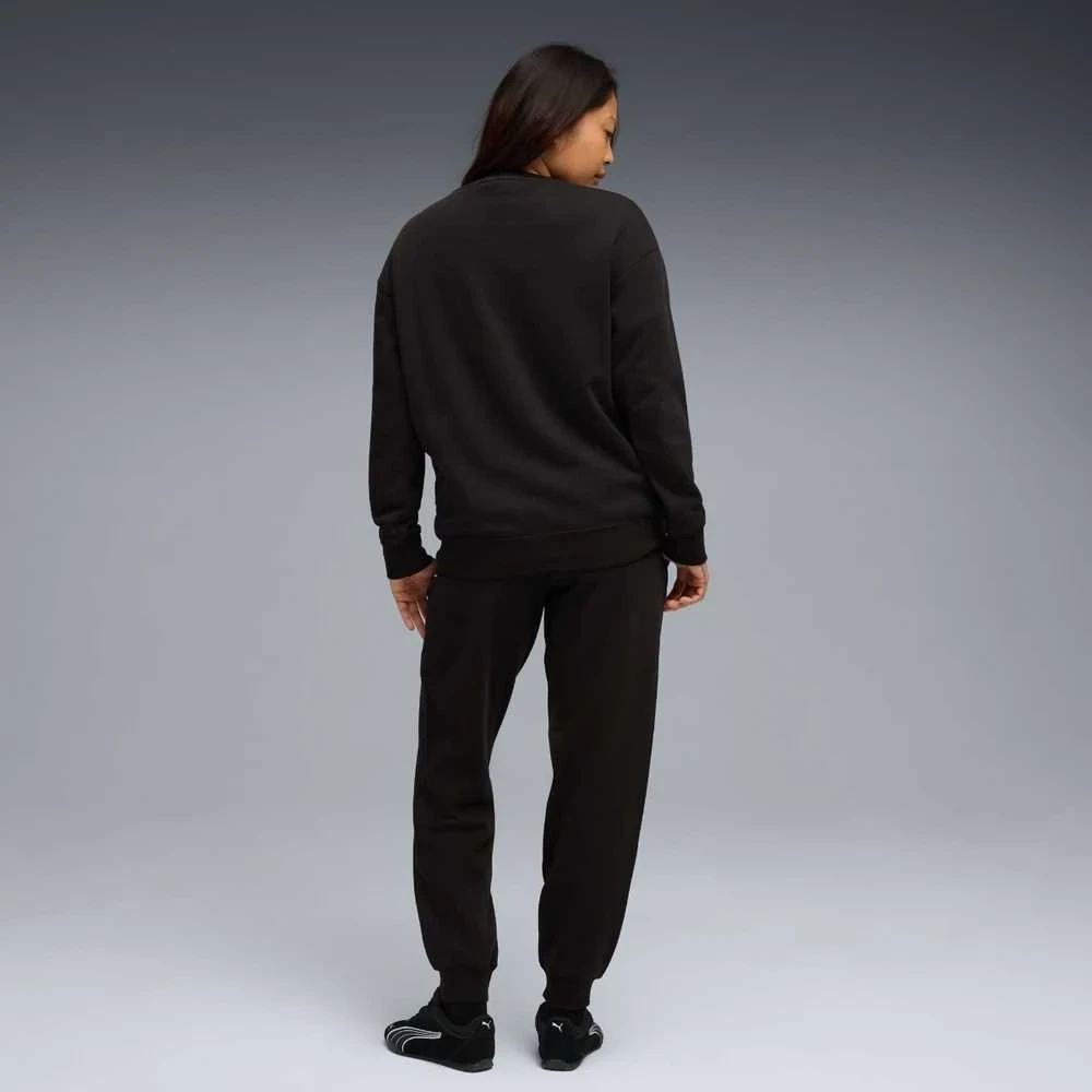 Puma Sportinis Kostiumas Moterims Sweat Suit Relaxed Fl Juodas 688160 01