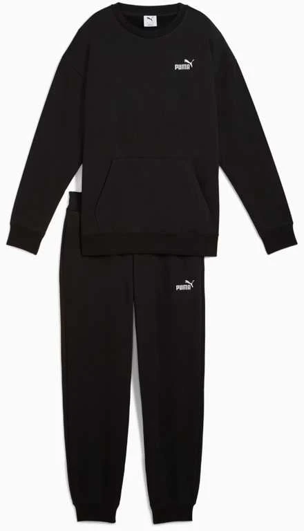 Puma Sportinis Kostiumas Moterims Sweat Suit Relaxed Fl Juodas 688160 01