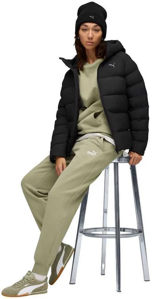 Puma Sportinis Kostiumas Moterims Sweat Suit Relaxed Fl Olive 688160 82