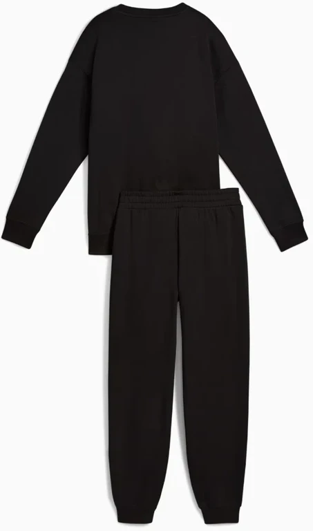Puma Sportinis Kostiumas Moterims Sweat Suit Relaxed Fl Juodas 688160 01