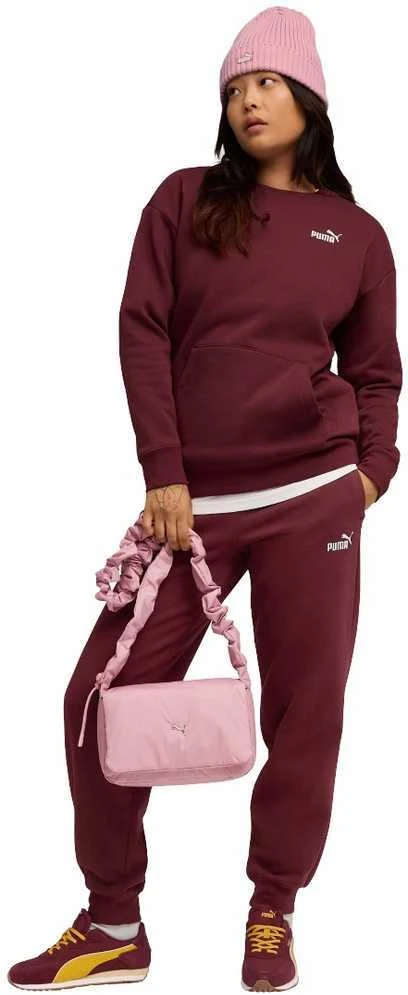 Puma Sportinis Kostiumas Moterims Sweat Suit Relaxed Fl Bordo 688160 96