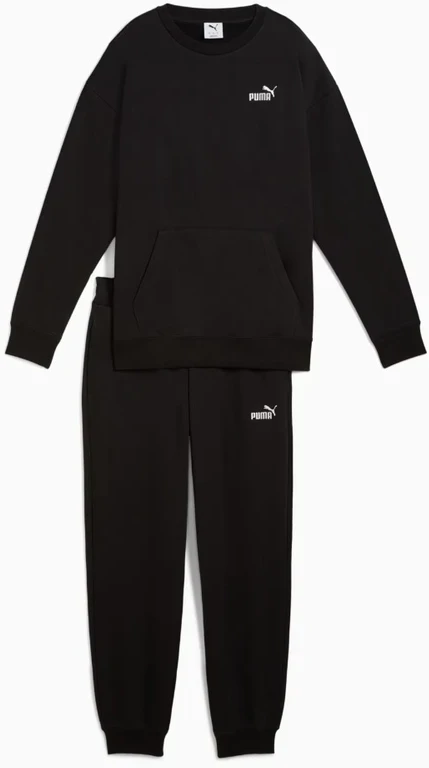 Puma Sportinis Kostiumas Moterims Sweat Suit Relaxed Fl Juodas 688160 01