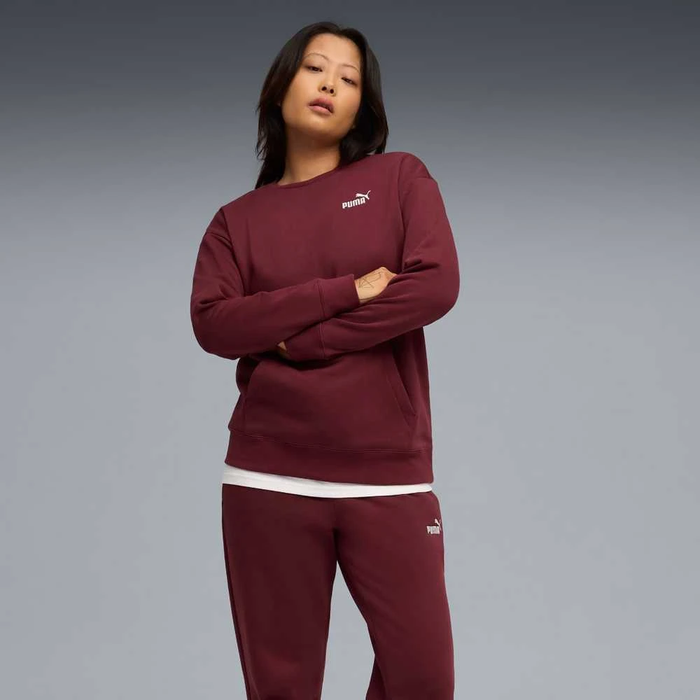 Puma Sportinis Kostiumas Moterims Sweat Suit Relaxed Fl Bordo 688160 96