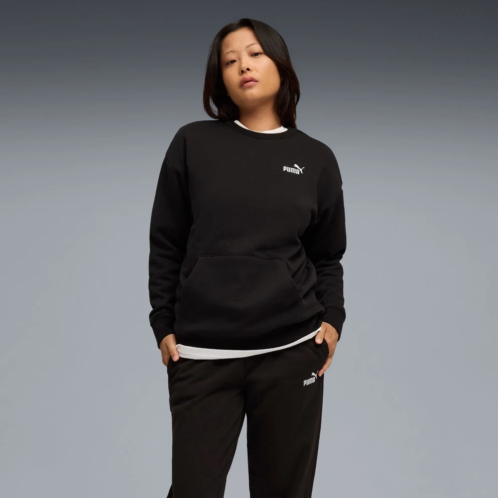 Puma Sportinis Kostiumas Moterims Sweat Suit Relaxed Fl Juodas 688160 01