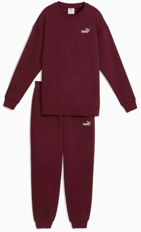 Puma Sportinis Kostiumas Moterims Sweat Suit Relaxed Fl Bordo 688160 96