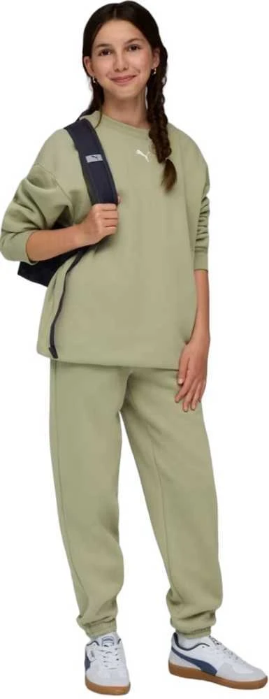 Puma Sportinis Kostiumas Paaugliams Loungewear Sweat Suit Fl Lux Army 689727 82