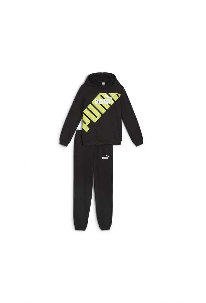Puma Sportinis Kostiumas Paaugliams Power Sweat Suit Juodas Geltona 679999 51