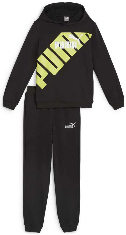 Puma Sportinis Kostiumas Paaugliams Power Sweat Suit Juodas Geltona 679999 51