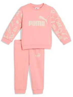 Puma Sportinis Kostiumas Vaikams Ess No. 1 Logo Sweat Suit Rožinė 686284 18