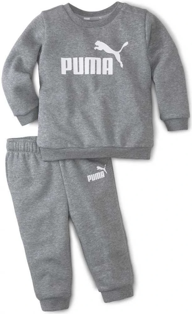 Puma Sportinis Kostiumas Vaikams Minicats Ess Crew Jooger Pilkas 846141 03