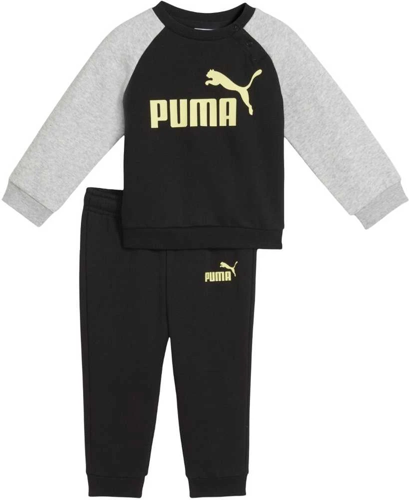 Puma Sportinis Kostiumas Vaikams Minicats Ess Raglan Crew Set Fl Juodas 686281 51
