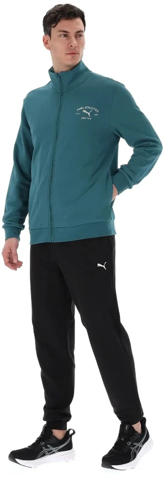 Puma Sportinis Kostiumas Vyrams Class Suit Tr Žalias Juodas 691770 41