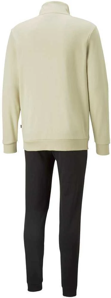 Puma Sportinis Kostiumas Vyrams Clean Sweat Suit Juodas Creamy 585840 88
