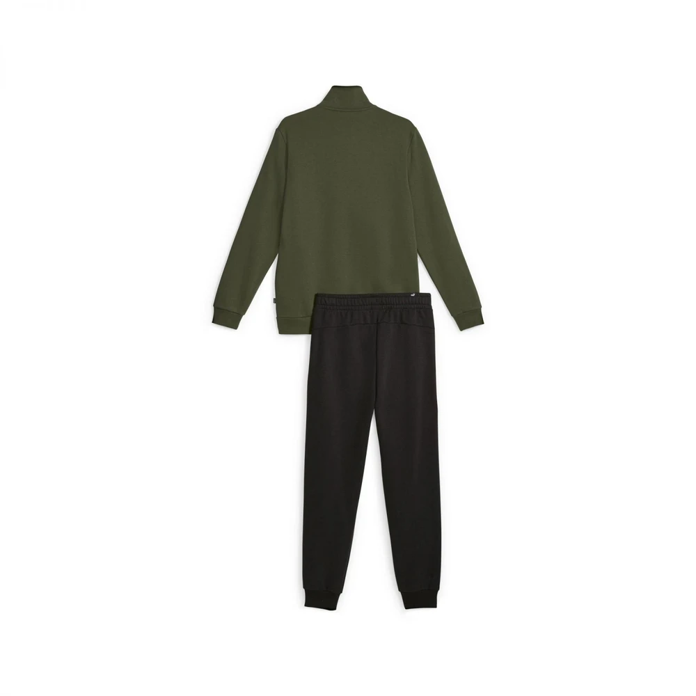 Puma Sportinis Kostiumas Vyrams Clean Sweat Suit Juodas Žalias 585841 31