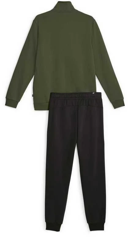 Puma Sportinis Kostiumas Vyrams Clean Sweat Suit Juodas Žalias 585841 31