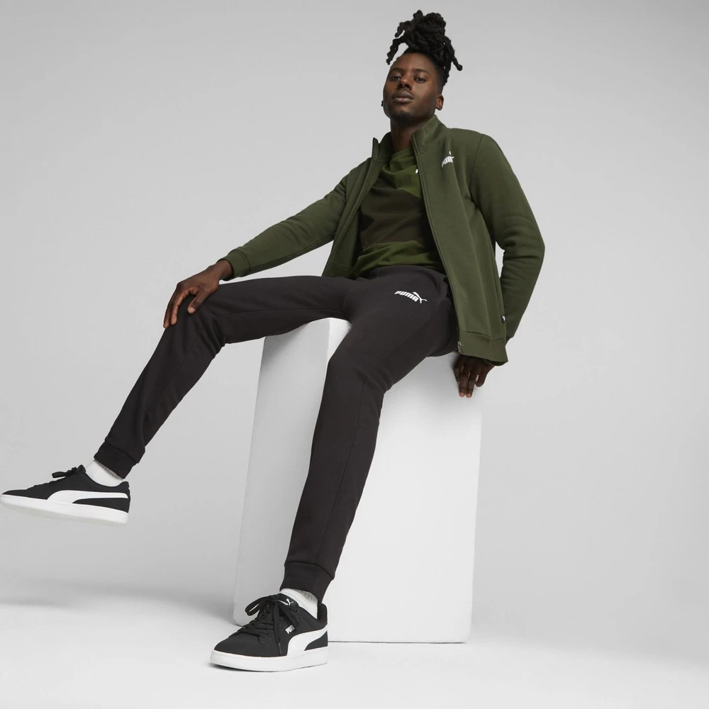 Puma Sportinis Kostiumas Vyrams Clean Sweat Suit Juodas Žalias 585841 31